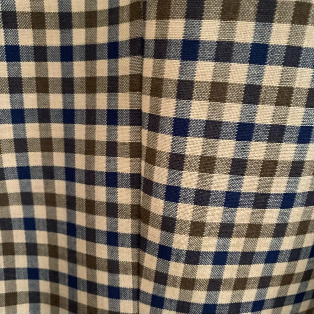J. Crew Alfie Honey Plaid Italian Wool Stretch Blazer Size 10 NWOT Tollegno 1900 - Picture 6 of 16